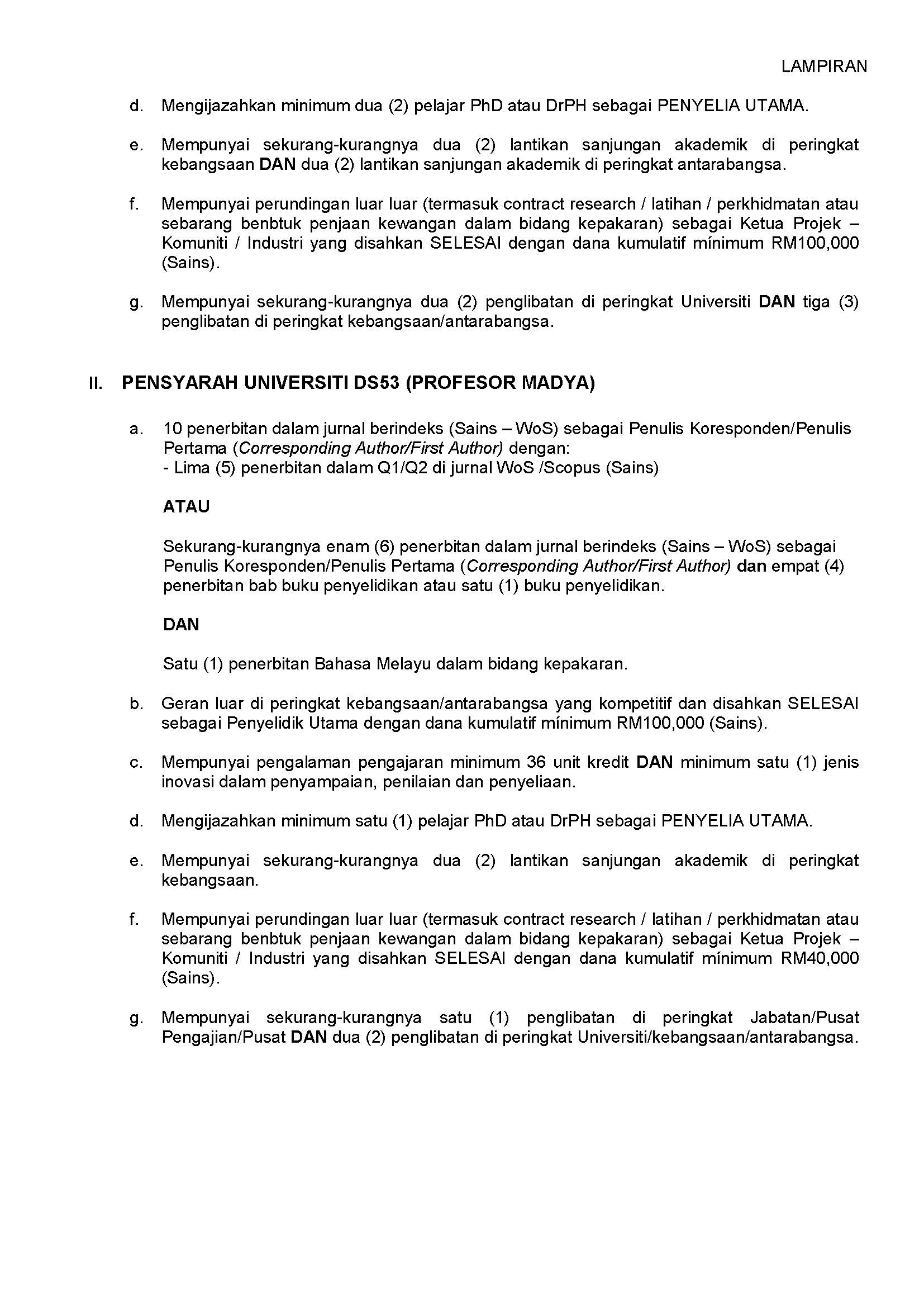 Iklan Kekosongan Jawatan Pensyarah Universiti Tetap 2024 Page 2